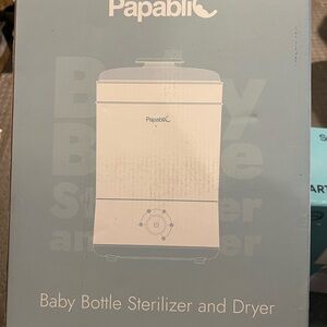 White Baby Bottle Sterilizer and Dryer